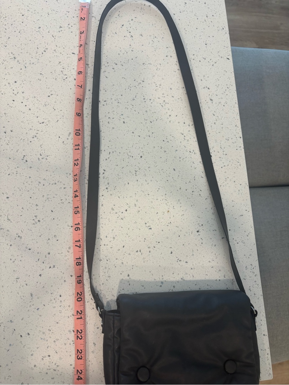 H&M Classic Black Crossbody Shoulder Bag - Minimal Design